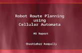 Robot Route Planning using Cellular Automata MS Report Shashidhar Rampally.