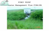 PINEY POINT Water Management Plan FY04/05.