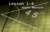 Lesson 1-4 Angle Measure. Ohio Content Standards: