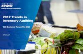 2012 Trends in Inventory Auditing WIS Customer Forum Oct 2012 KPMG LLP