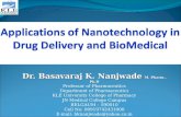 Dr. Basavaraj K. Nanjwade M. Pharm., Ph.D Professor of Pharmaceutics Department of Pharmaceutics KLE University College of Pharmacy JN Medical College.