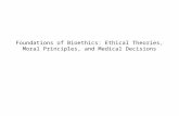 Foundations of Bioethics: Ethical Theories, Moral Principles, and Medical Decisions.