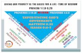 THE LIMITATIONS OF HUMAN WISDOM & EXPERIENCE Giving God Priority Joshua 9:1-27.
