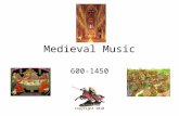 Copyright 2010 Medieval Music 600-1450. Introduction Medium Aevum – Middle Ages Began after the fall of the Roman Empire A period of stagnation and great.