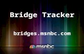 Bridge Tracker bridges.msnbc.com. The plan –Context: the story –Using the Bridge Tracker –How it was built –Tensions: Tool much info or too little?