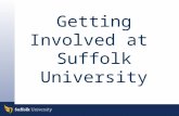 Getting Involved at Suffolk University. Welcome to Boston!