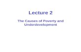 Lecture 2 The Causes of Poverty and Underdevelopment.