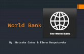 World Bank By: Natasha Cater & Elena Despotovska.