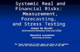 Systemic Real and Financial Risks: Measurement, Forecasting, and Stress Testing Gianni De Nicolò International Monetary Fund and CESifo Marcella Lucchetta.