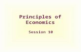 Principles of Economics Session 10. Topics To Be Covered  Macroeconomics vs. Microeconomics  History of Macroeconomics  Major Concerns of Macroeconomics.