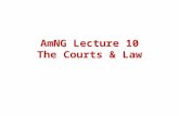 AmNG Lecture 10 The Courts & Law. Today’s Concepts Article III (Judicial Function) **Common Law **Stare Decisis Civil Law **District Courts & Original.