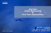 Big Four Public Accounting & First Year Expectations David Buell, Sr. Associate, Indianapolis Sean Smith, Sr. Associate, Chicago Julie Merkel, Sr. Associate,