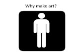 Why make art?. Is Art inherently human ? To communicate What do I communicate ? Who’s my audience? How do I say it Do I communicate through the art making.