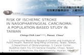 RISK OF ISCHEMIC STROKE IN NASOPHARYNGEAL CARCINOMA: A POPULATION-BASED STUDY IN TAIWAN Ching-Chih Lee 1,2,3,4, Pesus Chou 1 1.Community Medicine Research.