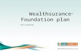 Wealthsurance TM Foundation plan UIN:135L001V01. What is the Wealthsurance Foundation Plan? Wealthsurance Foundation plan is hereafter referred to as.