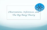 Observations, Inferences, and The Big Bang Theory.
