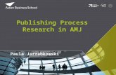 Paula Jarzabkowski Publishing Process Research in AMJ.