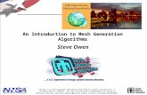 Computational Modeling Sciences Department 1 Steve Owen An Introduction to Mesh Generation Algorithms Sandia is a multiprogram laboratory operated by Sandia.