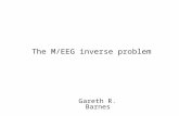 The M/EEG inverse problem Gareth R. Barnes. Format What is an inverse problem Prior knowledge- links to popular algorithms. Validation of prior knowledge
