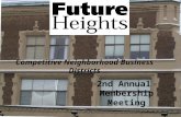 2nd Annual Membership Meeting Competitive Neighborhood Business Districts.