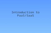 Introduction to PaaS/SaaS. Commercial Cloud Formation.