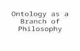 Ontology as a Branch of Philosophy. A brief history of ontology Aristotle (384 BC – 322 BC) Realist theory of categories Intelligible universals extending.