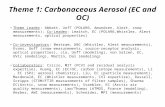Theme 1: Carbonaceous Aerosol (EC and OC) Theme Leader: Abbatt, UofT (POLAR6, Amundsen, Alert, snow measurements); Co-Leader: Leaitch, EC (POLAR6,Whistler,