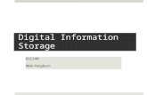 Digital Information Storage DSC340 Mike Pangburn.