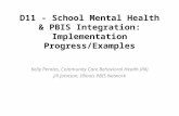 D11 - School Mental Health & PBIS Integration: Implementation Progress/Examples Kelly Perales, Community Care Behavioral Health (PA) Jill Johnson, Illinois.
