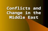 Conflicts and Change in the Middle East. Middle East: Physical Setting.