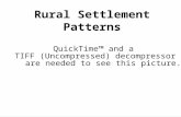 Rural Settlement Patterns. Distribution Patterns There are three main distribution patterns: Dispersed - (spread out) patterns that are found in areas.