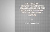 By M.A. Arogundade.  Introduction to Managed Care  Types of Managed Care  Brief History of HMO  Characteristics of a HMO  HMO in Nigeria -Entry-Registration.