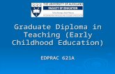 Graduate Diploma in Teaching (Early Childhood Education) EDPRAC 621A.