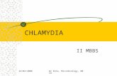 24/02/2008Dr Ekta, Microbiology, GMCA CHLAMYDIA II MBBS.