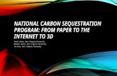NATIONAL CARBON SEQUESTRATION PROGRAM: FROM PAPER TO THE INTERNET TO 3D Frank LaFone, West Virginia University Maneesh Sharma, West Virginia University.