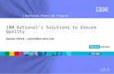 ® Rational Power-Up Program © 2008 IBM Corporation IBM Rational’s Solutions to Ensure Quality Susann Ulrich – sulrich@us.ibm.com.