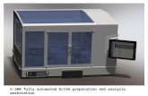 E-300 fully automated ELISA preparation and analysis workstation.