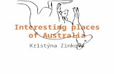 Interesting places of Australia Kristýna Zinková.