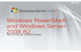 Technical Overview. Today’s IT administrative challenges Introduction to Windows PowerShell™ What’s new in Windows PowerShell Production scripting Automation.
