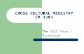 CROSS CULTURAL MINISTRY CM 3303 The Cell Church Structure.