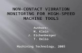 Authors: M. Klein J. Eichenberger T. Delio Machining Technology, 2005.