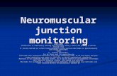 Neuromuscular junction monitoring Electrodes Stimulation is achieved by passing two electrodes along a nerve and passing a current through them It can.