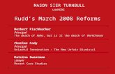 MASON SIER TURNBULL Rudd’s March 2008 Reforms Katrina Sweatman Lawyer Recent Case Studies Charles Cody Principal Unlawful Termination - The New Unfair.