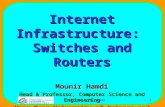 CSIT560 by M. Hamdi 1 Internet Infrastructure: Switches and Routers Mounir Hamdi Head & Professor, Computer Science and Engineering Hong Kong University.