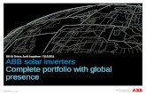 © ABB Group June 1, 2015 | Slide 1 ABB solar inverters Complete portfolio with global presence BU LV Drives, Jyrki Leppänen / 31.8.2011.