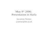 May 8 th 2006: Presentation in Haifa Jacomine Nortier j.nortier@let.uu.nl.