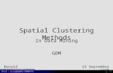 Spatial Clustering Methods In Data Mining GDM Ronald Treur23 September 2003.