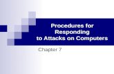 Procedures for Responding to Attacks on Computers Chapter 7.