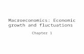 Macroeconomics: Economic growth and fluctuations Chapter 1.