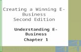 Creating a Winning E- Business Second Edition Understanding E- Business Chapter 1.